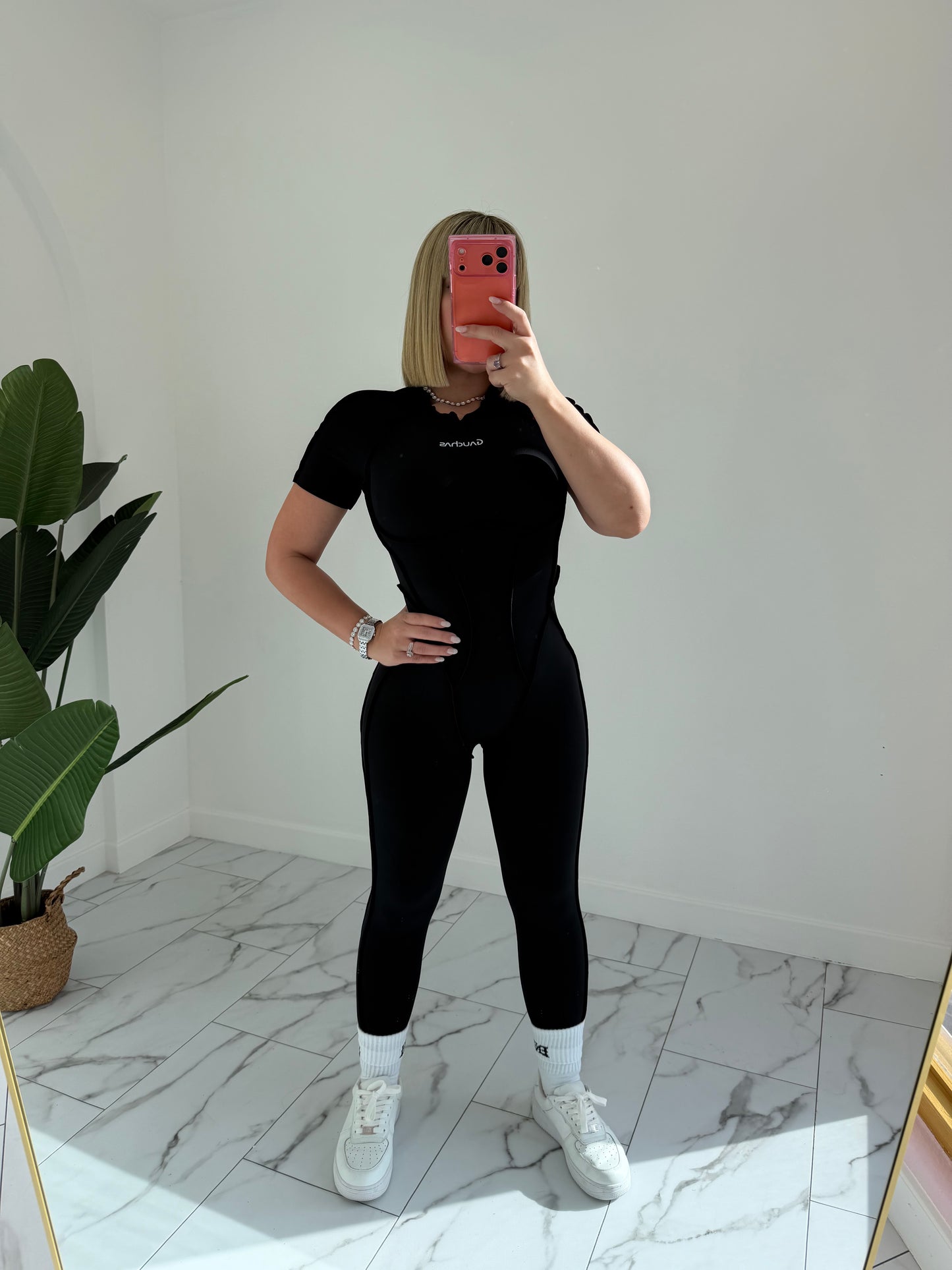 Wonder Tshirt Skinny Jumpsuit (Espalda Descubierta)