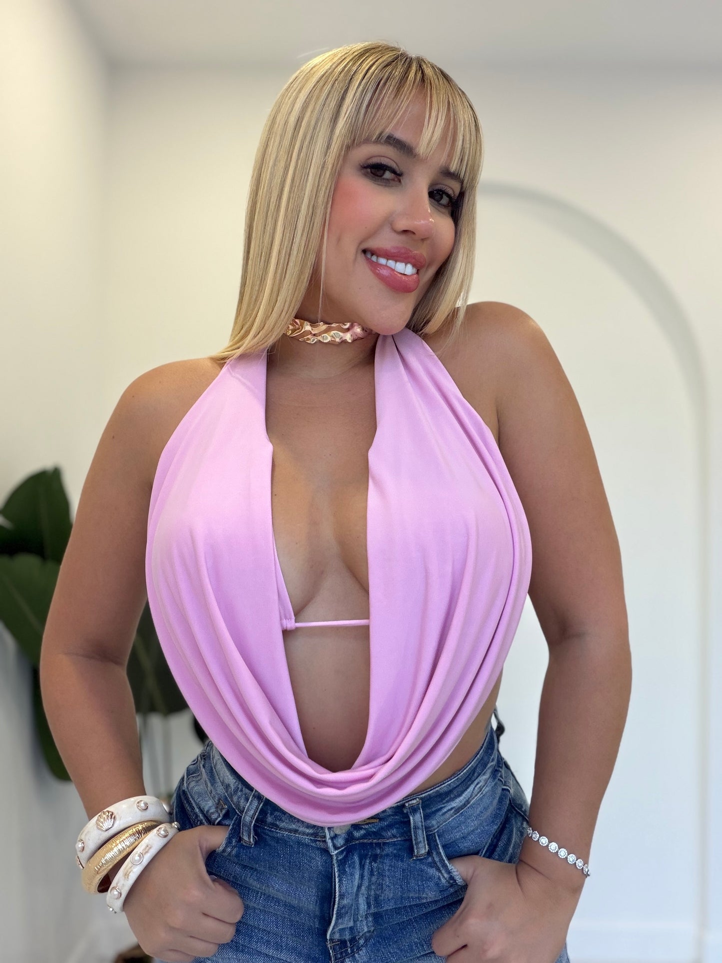 Triangulito Halter top
