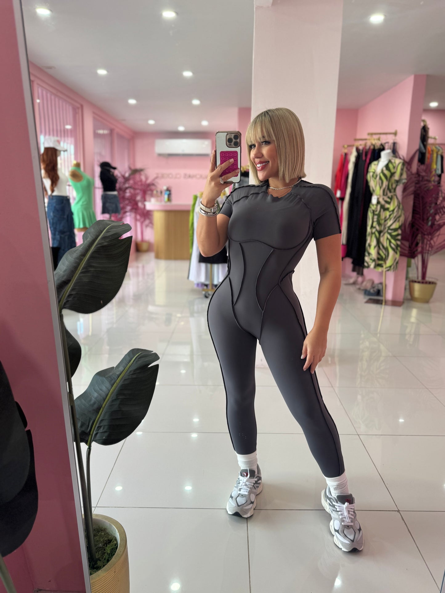 Wonder Tshirt Skinny Jumpsuit (Espalda Descubierta)