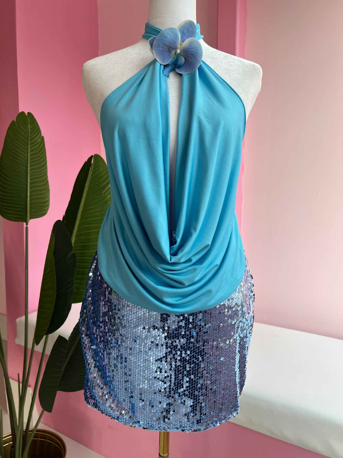 Pastel Sequins Skirt