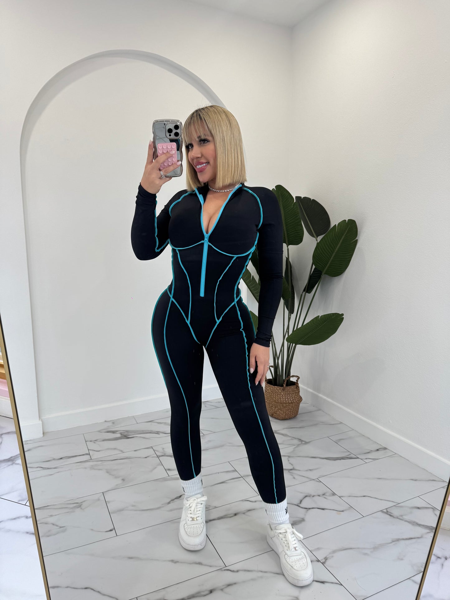 Wonder lines zipper Manga Larga