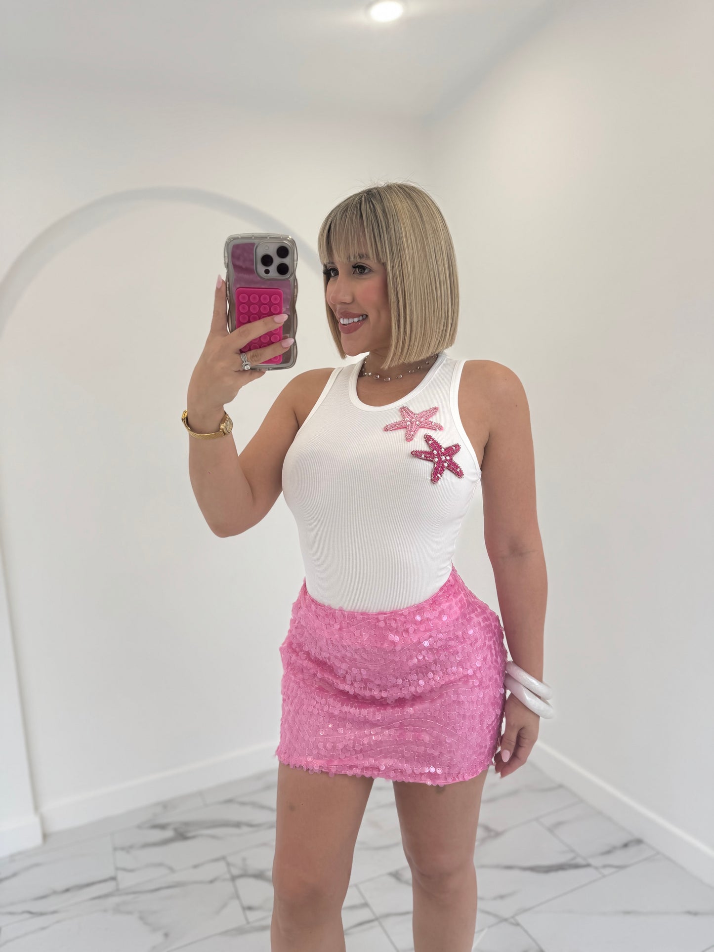 Star Pink Camisilla