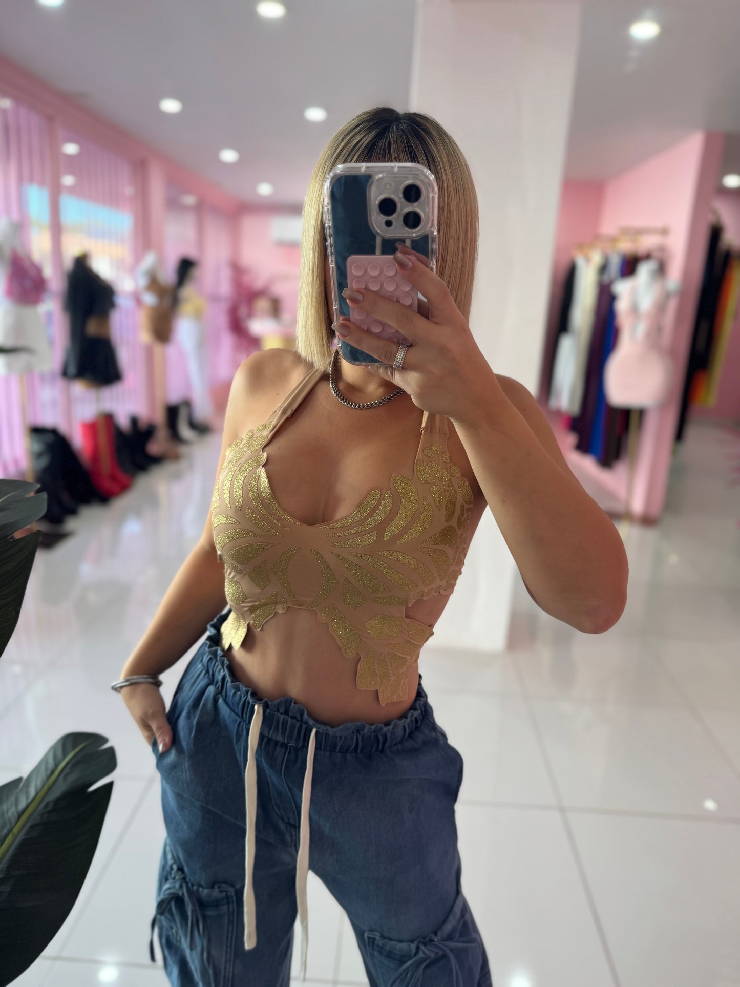 Mariposa nude Top