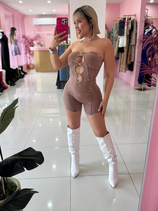 Caramel Mineral Romper