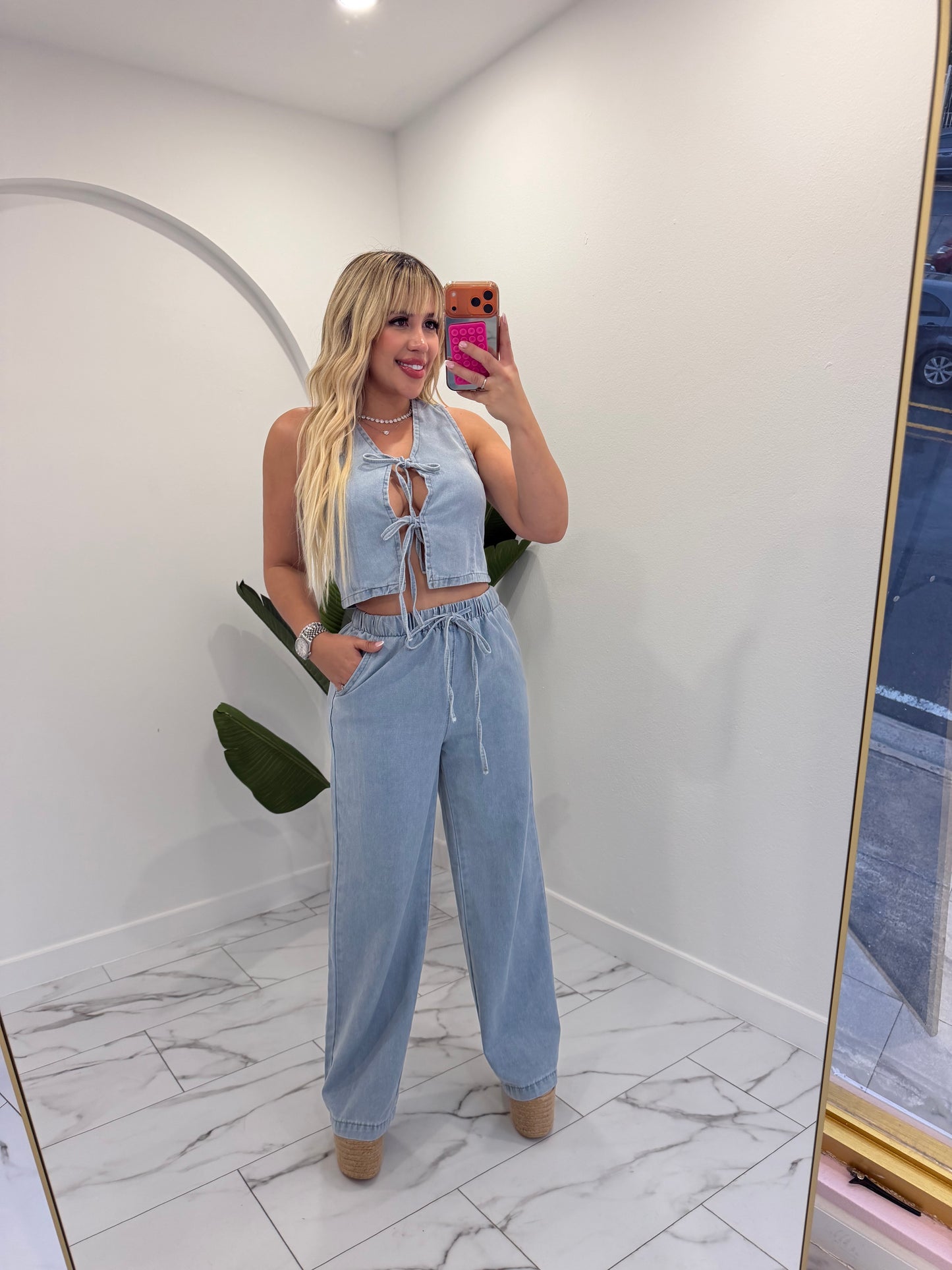 Denim day set (Tall Girl)