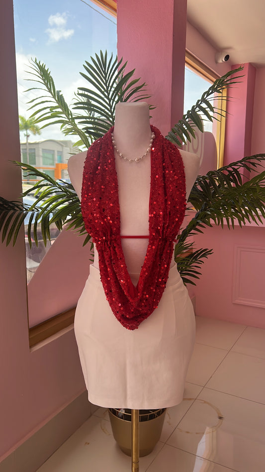 Sequins Sexy Halter Top
