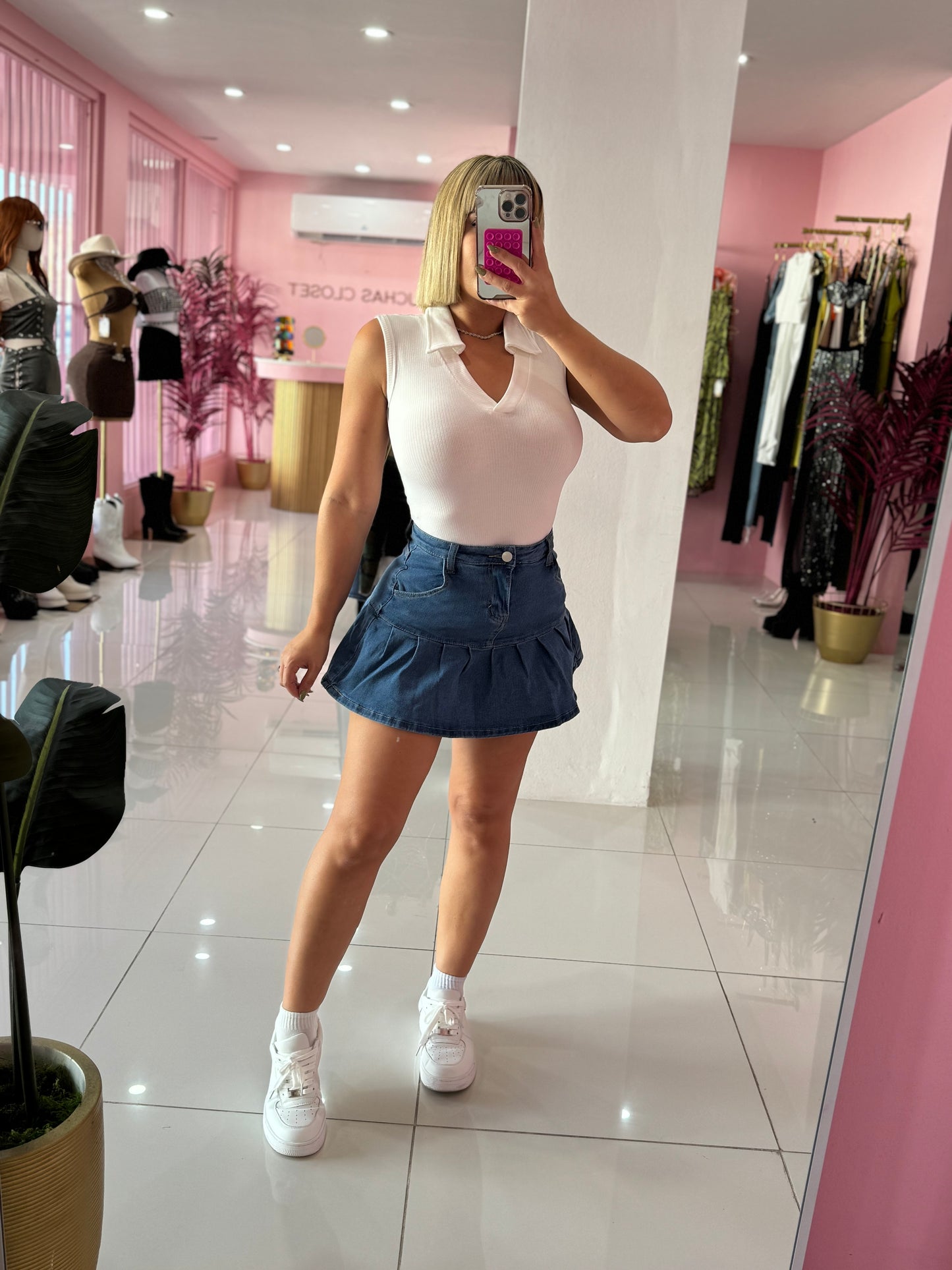 RBD Denim Skort