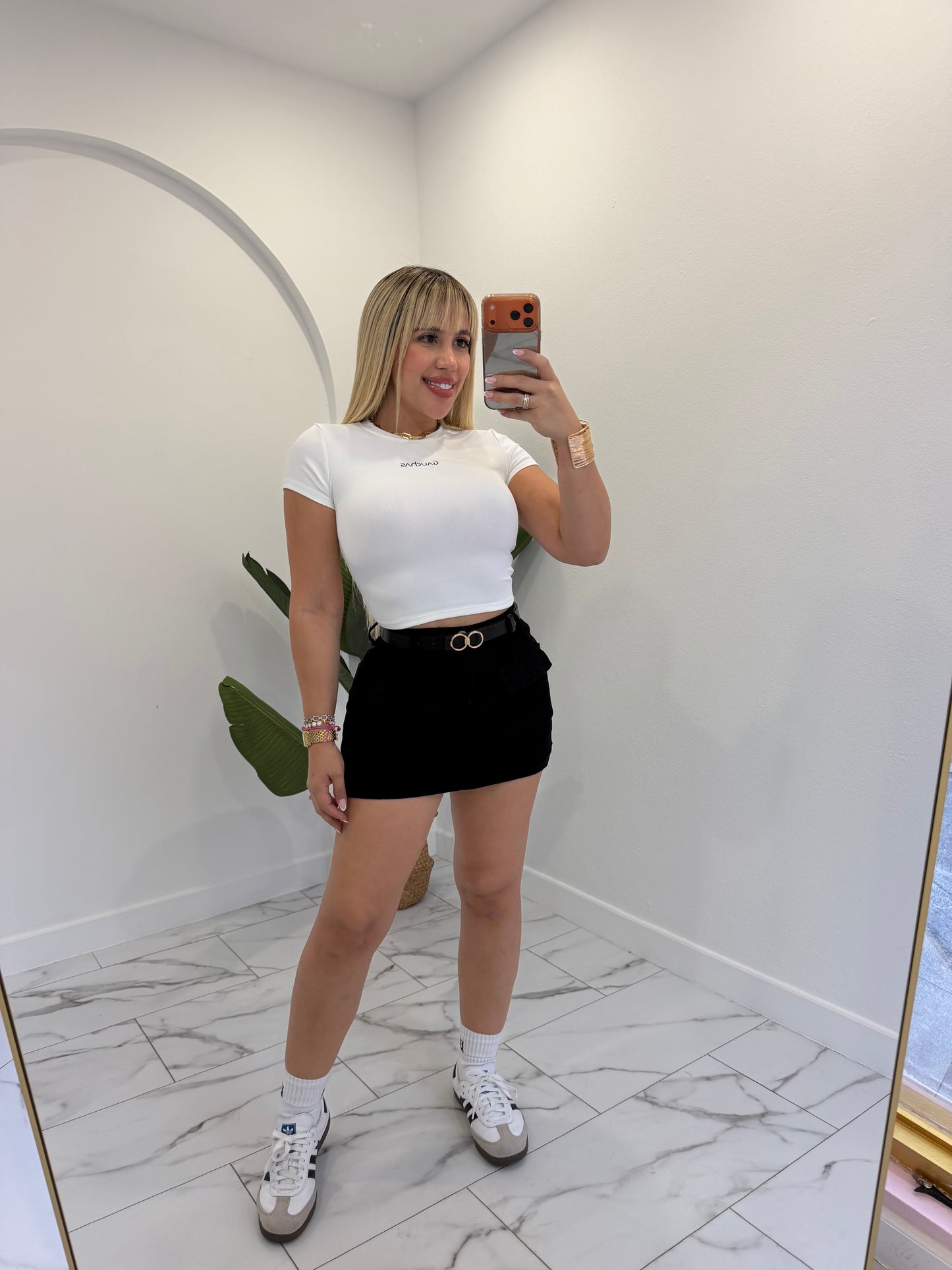 Jean skort