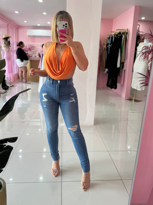 Vibrant Skinny Jean
