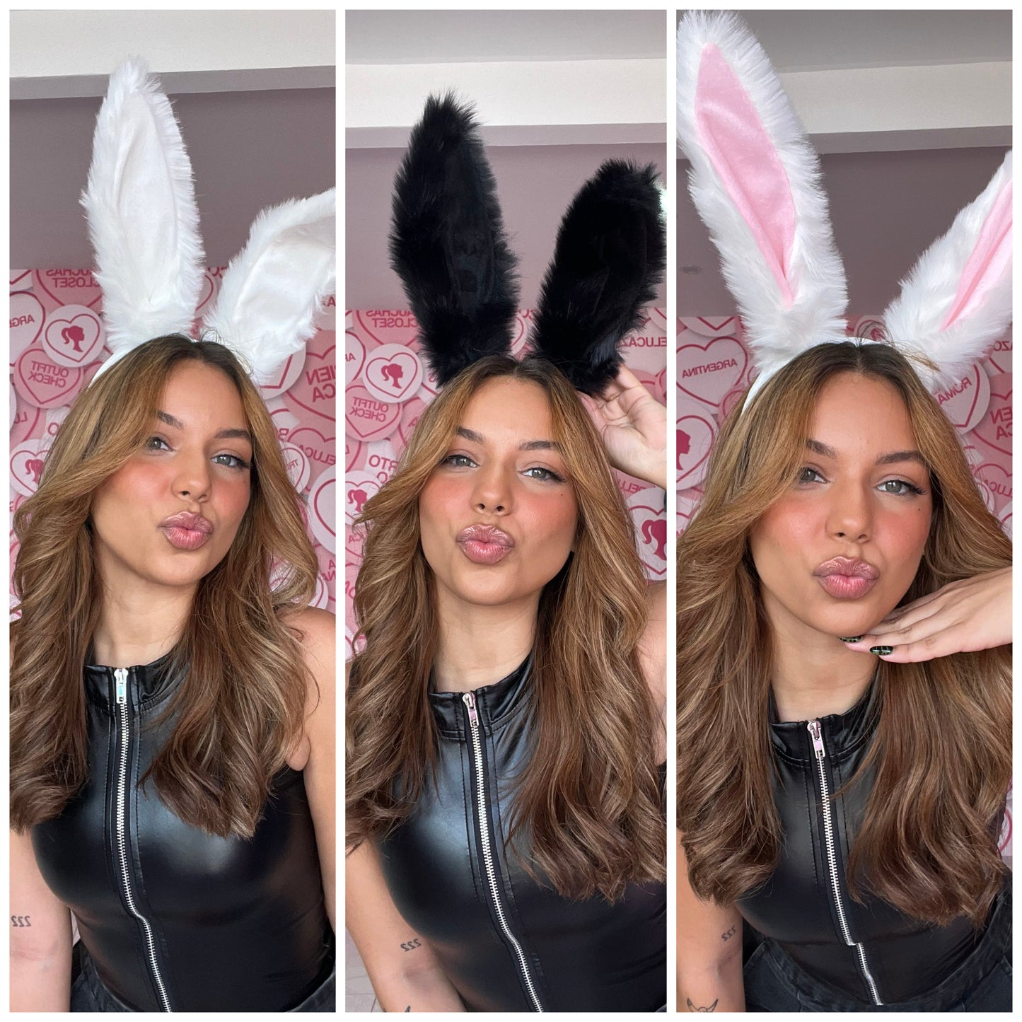 Fluffy bunny orejitas disfraz