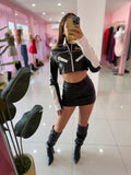Leather Skort