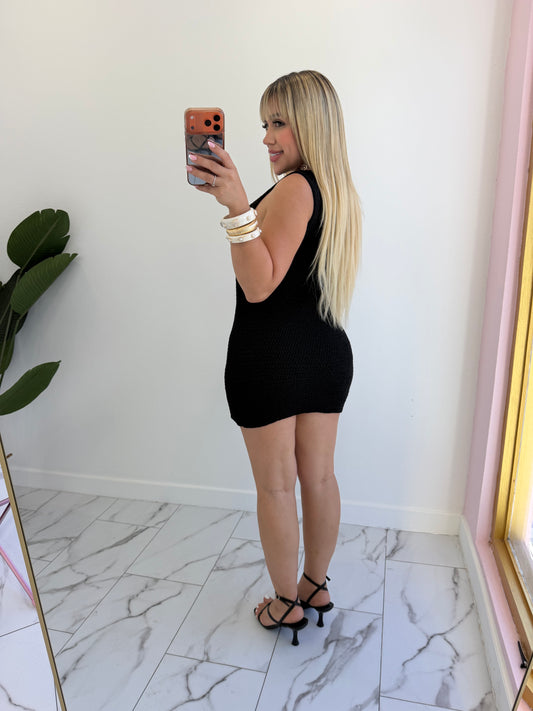 Shell crochet dress