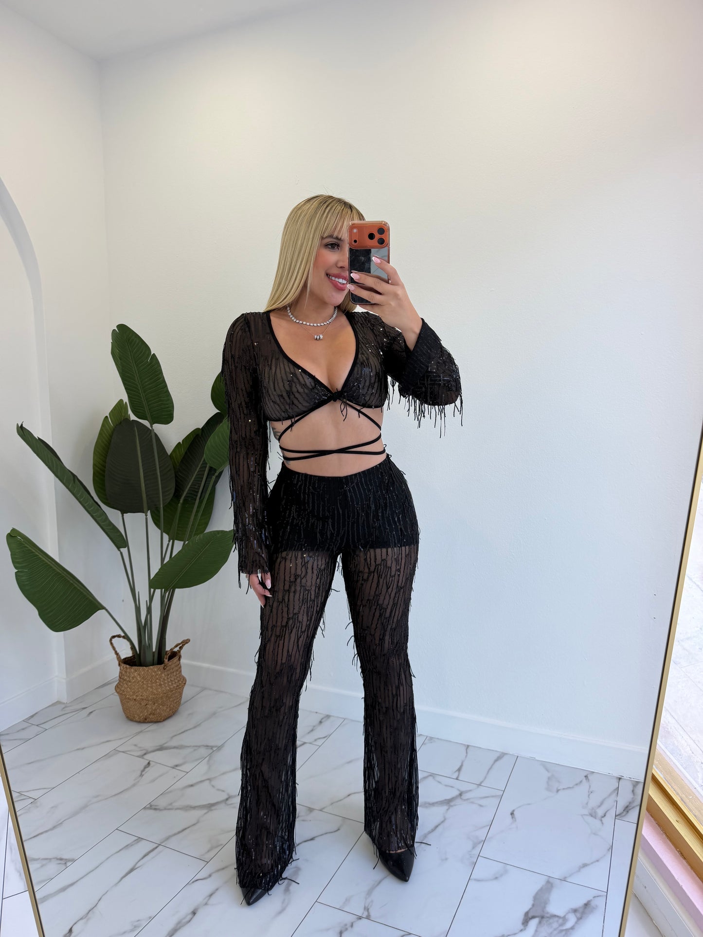 Sequins Petite set