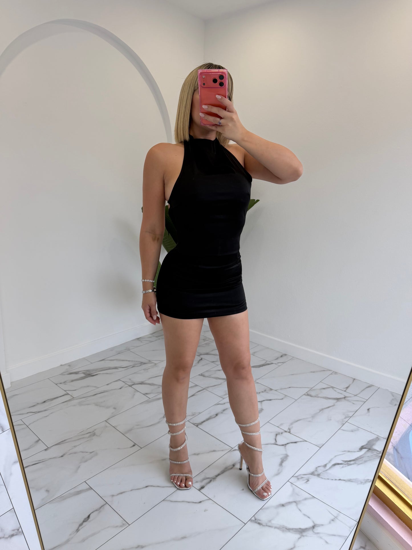 Turtle neck Satin Top