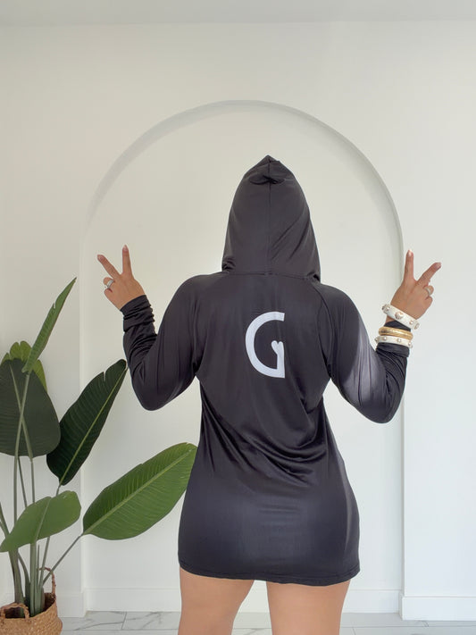 Oversize gauchas beach top