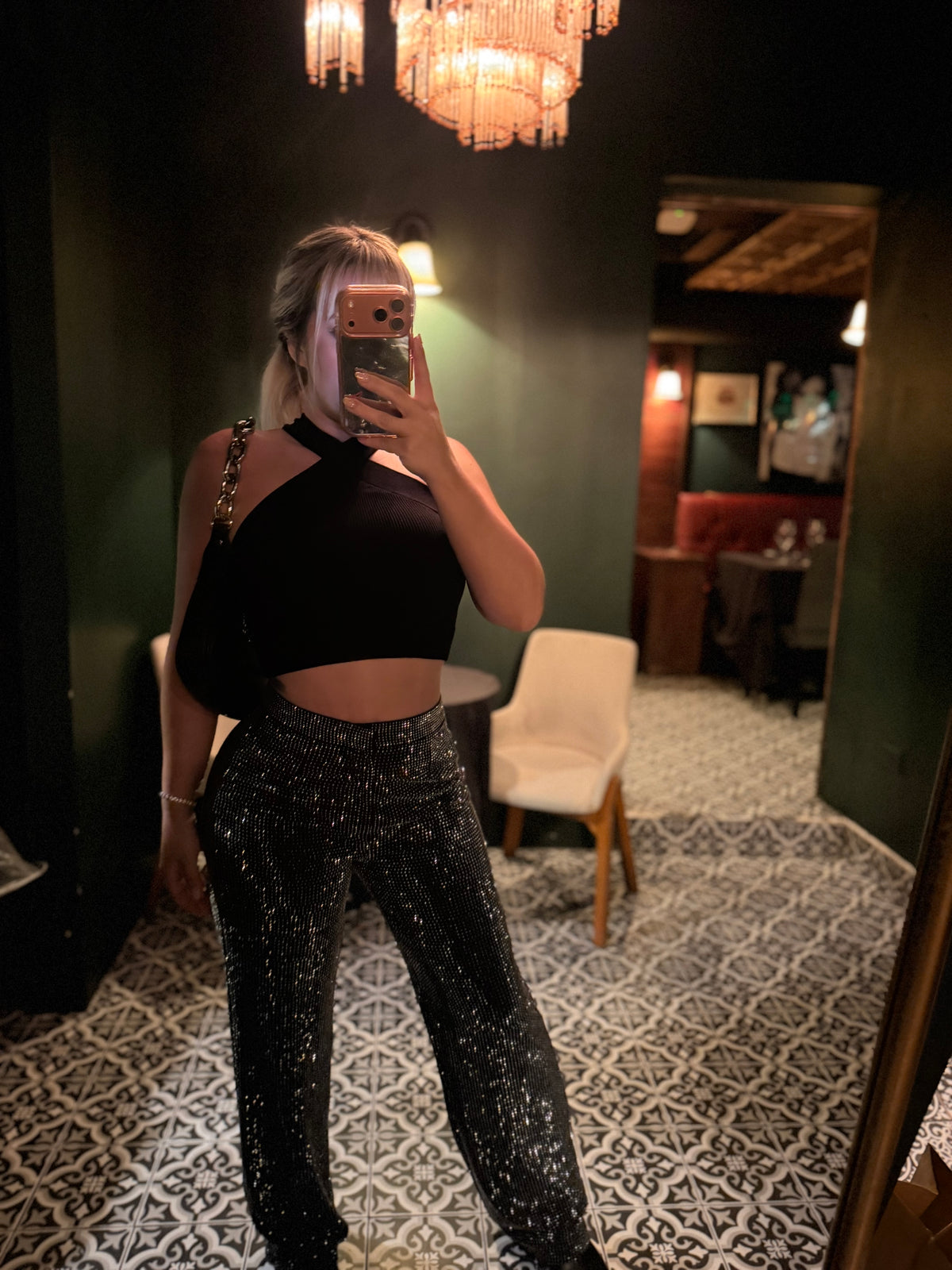 Rhinestone Diva Pant