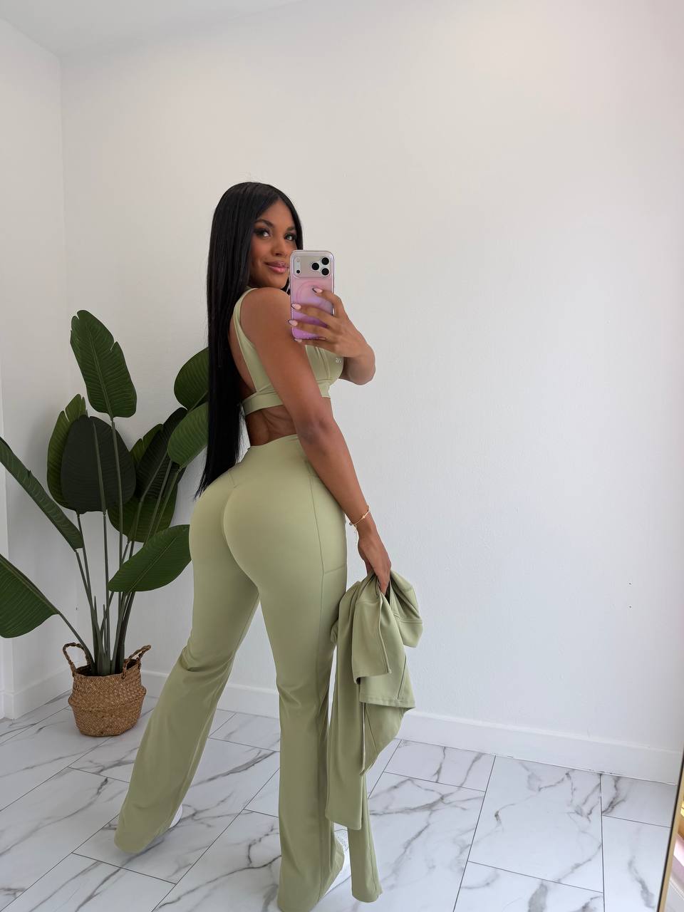 Tri-fit palazzo set