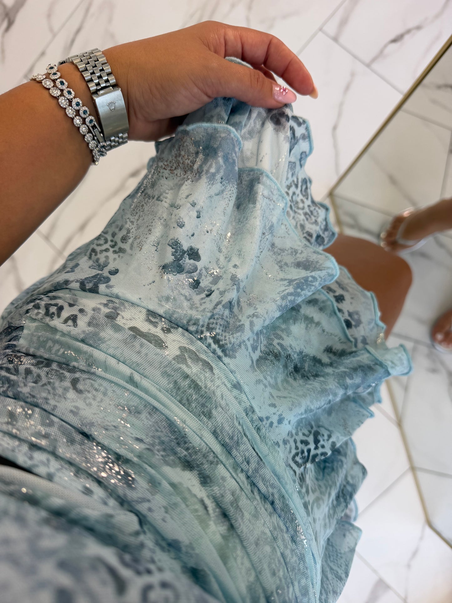 Quita celeste dress
