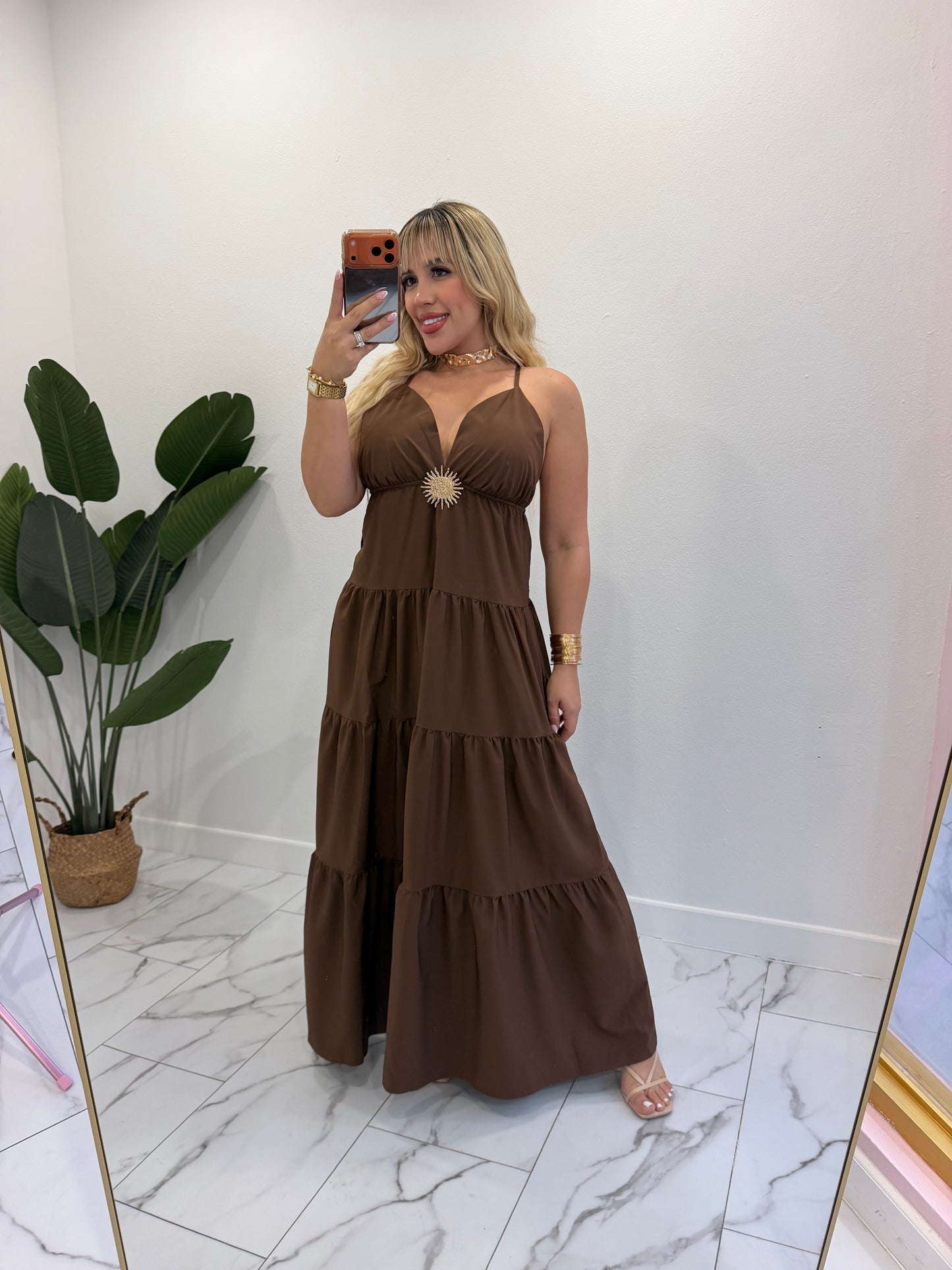 Sun maxi dress
