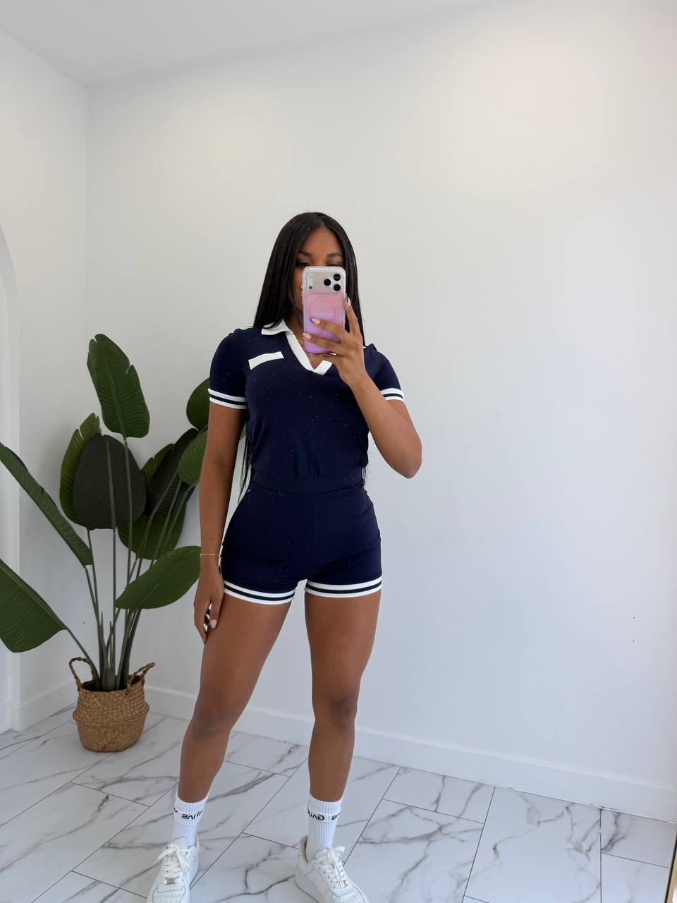 Tenis Blue Romper