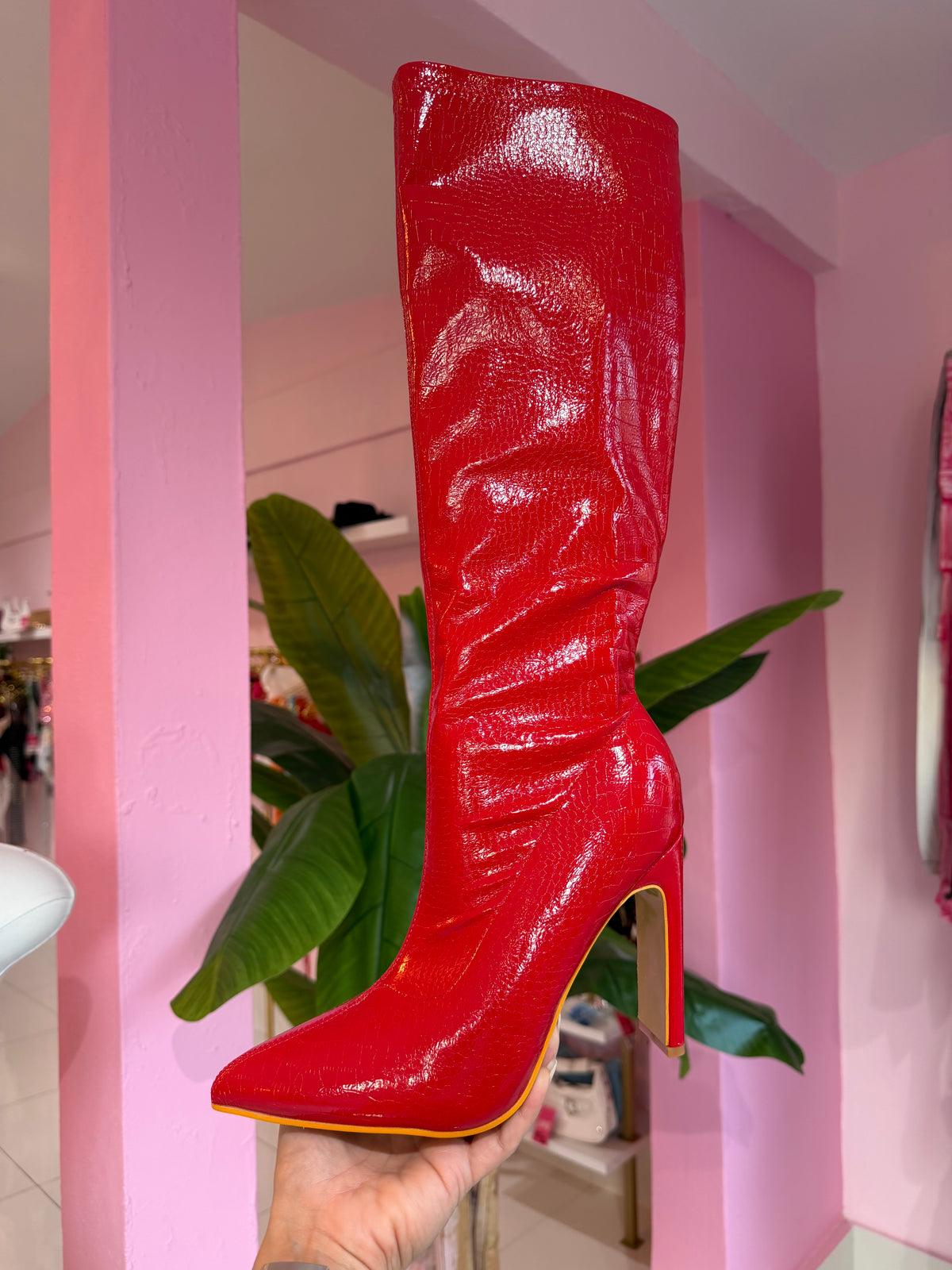 Leather Snake botas