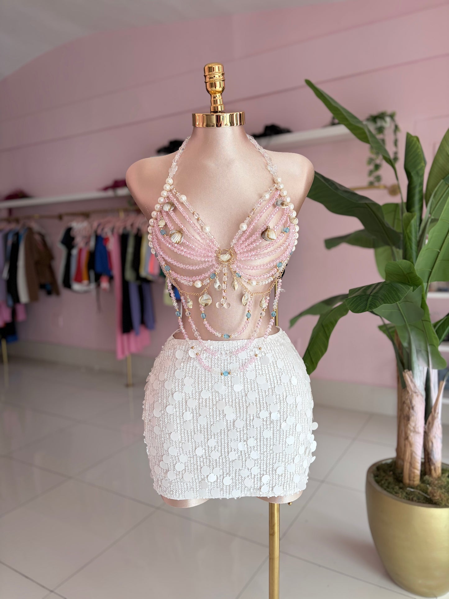 Viral Sequins Skirt