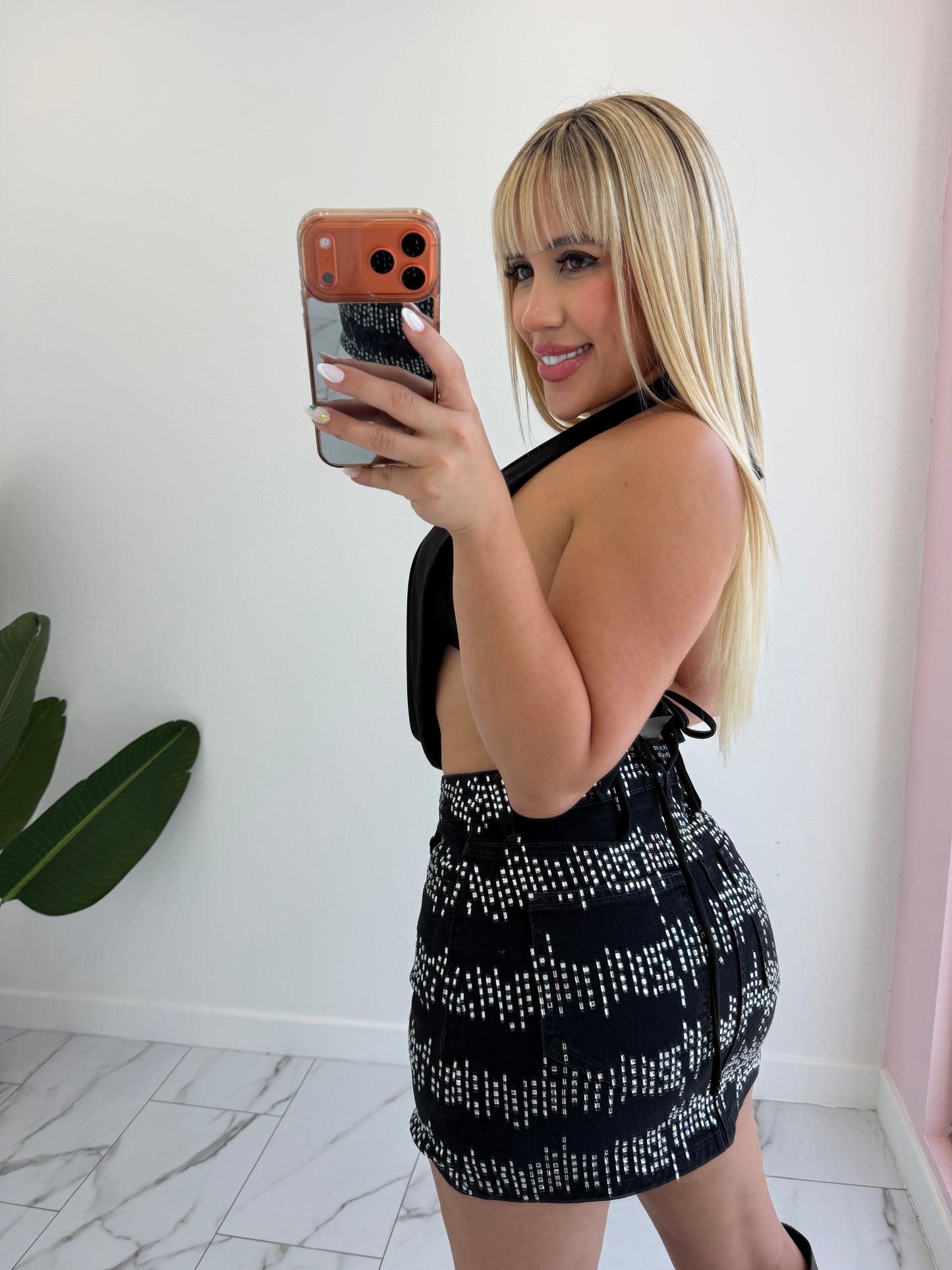 Rhine black skirt