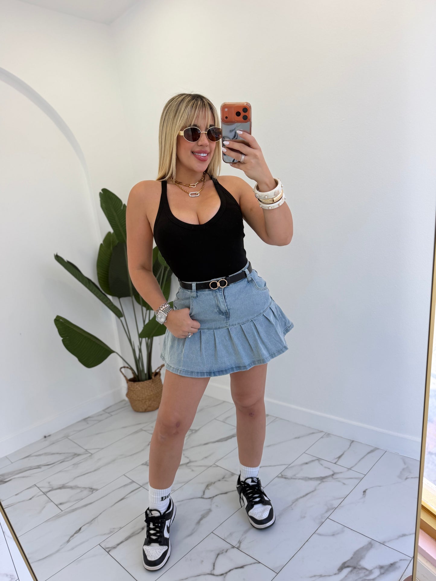 RBD Denim Skort