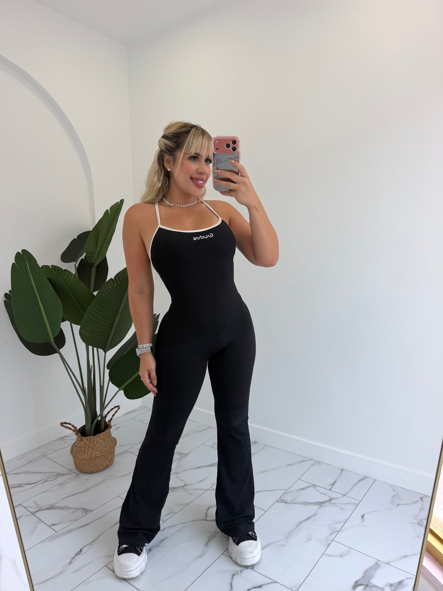 Jumpsuit palazzo bordes