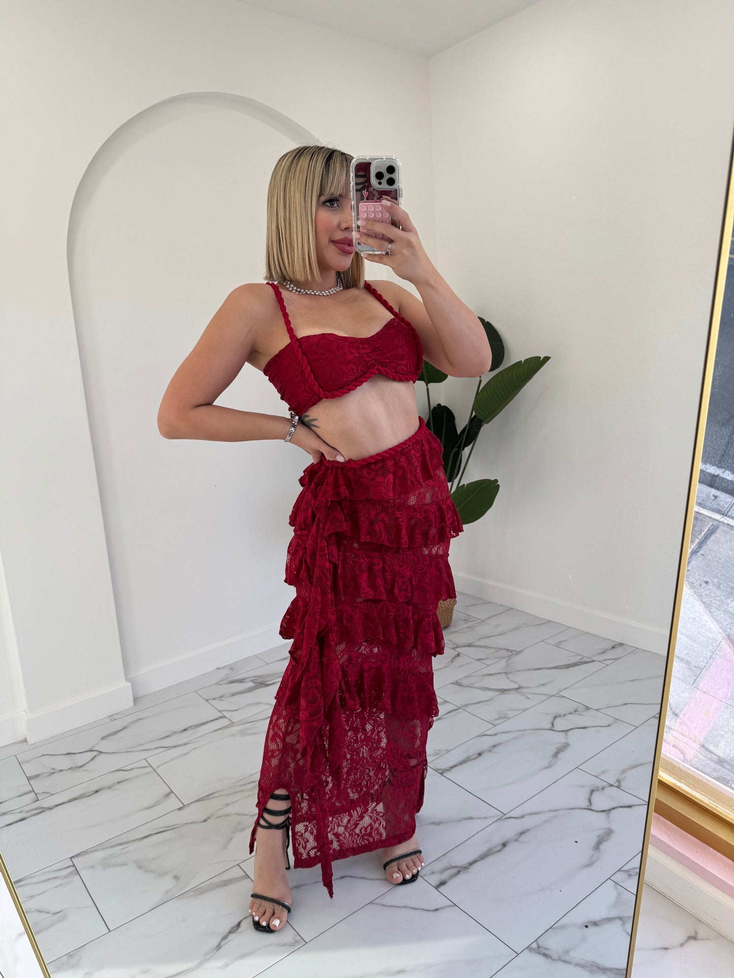 Lace sexy set