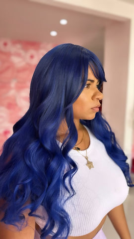 Mystique Blue wig