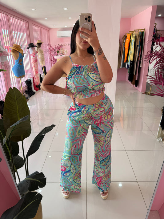 Colors summer palazzo set