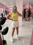 Tshirt Basic Crop Top