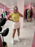Tshirt Basic Crop Top