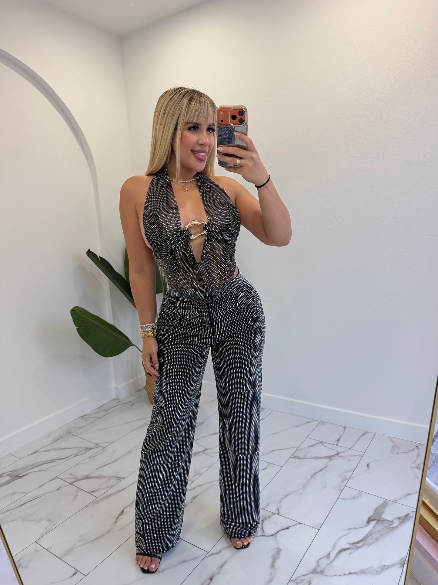 Rhinestone Diva Pant