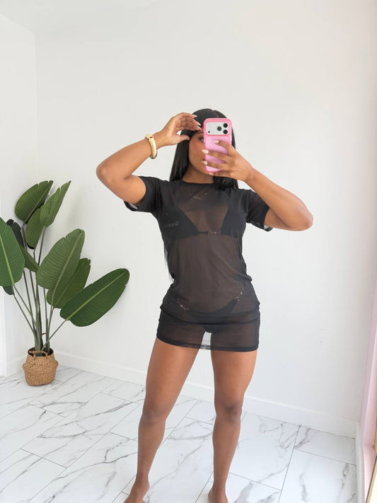 Mesh Dress oversize