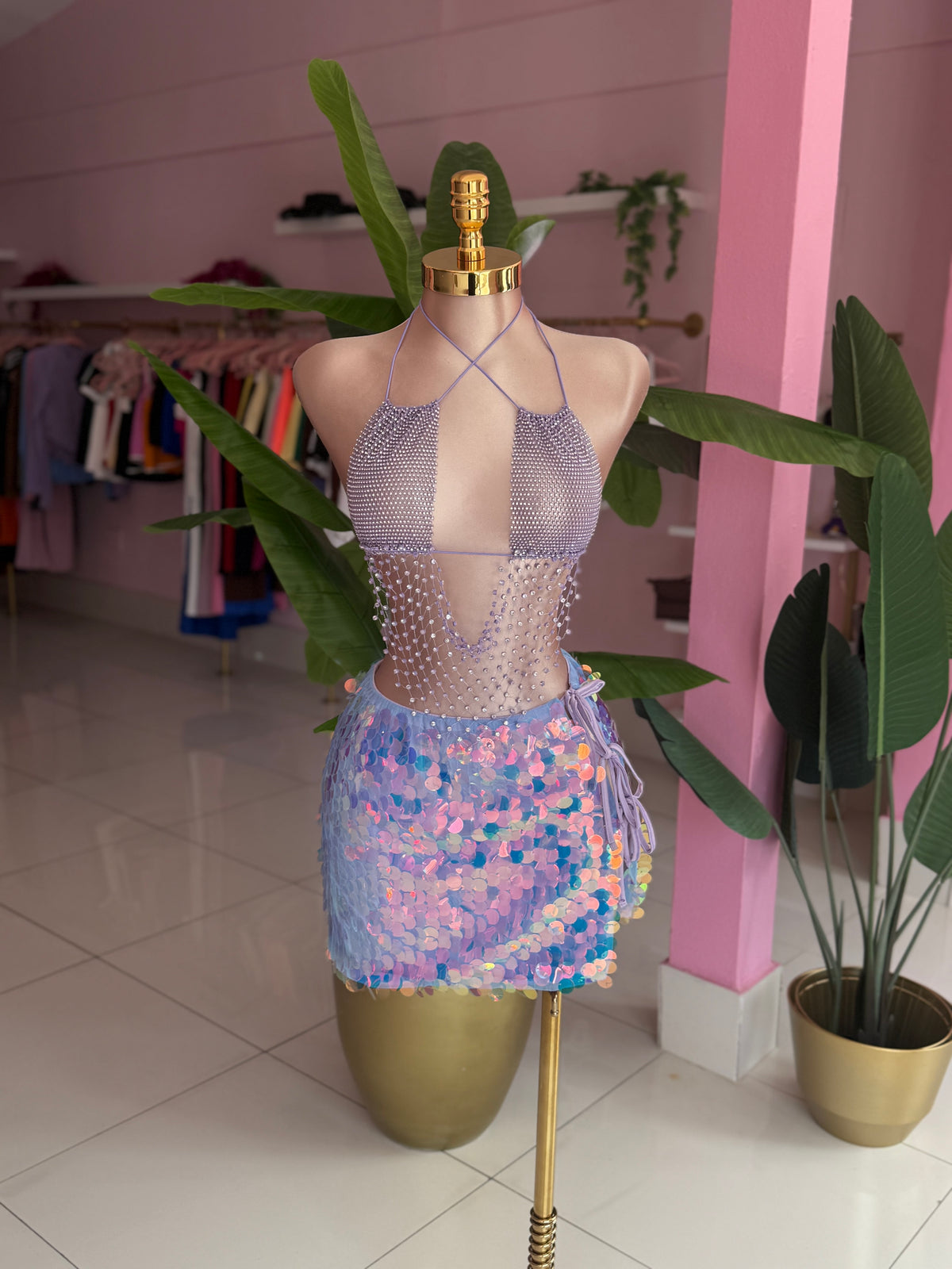 Amarradita Sequins Skirt
