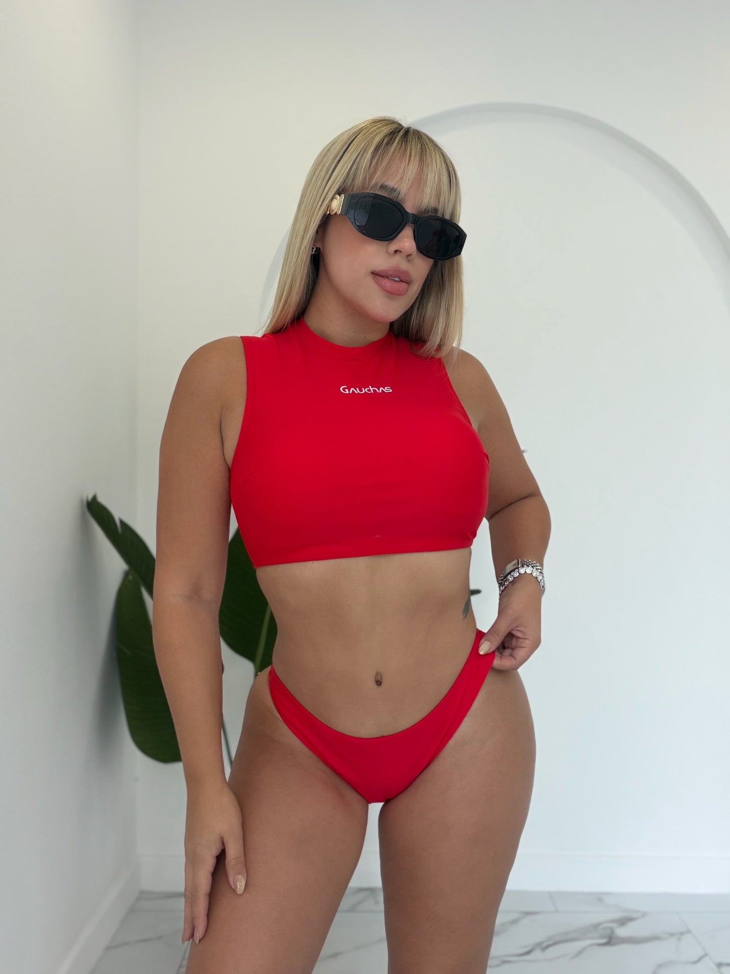Turtle neck G Swimsuit