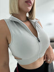 Grey Sport Top