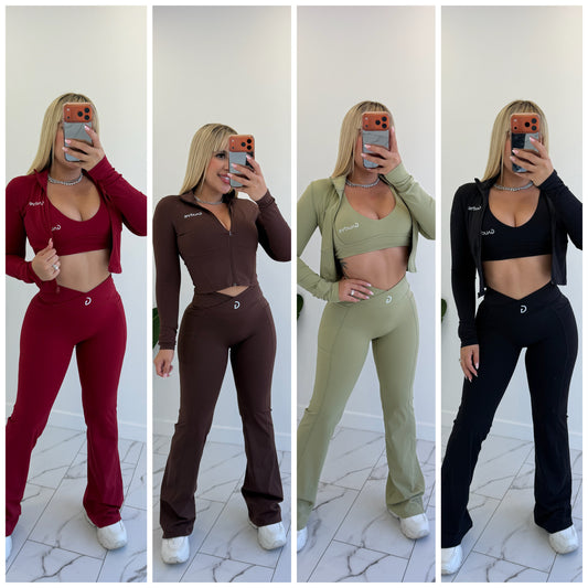 Tri-fit palazzo set