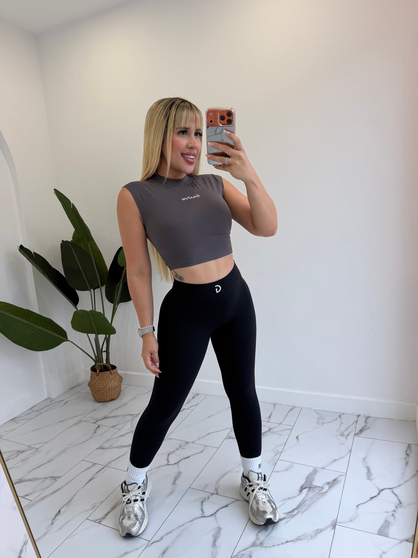 Skinny V legging Negro