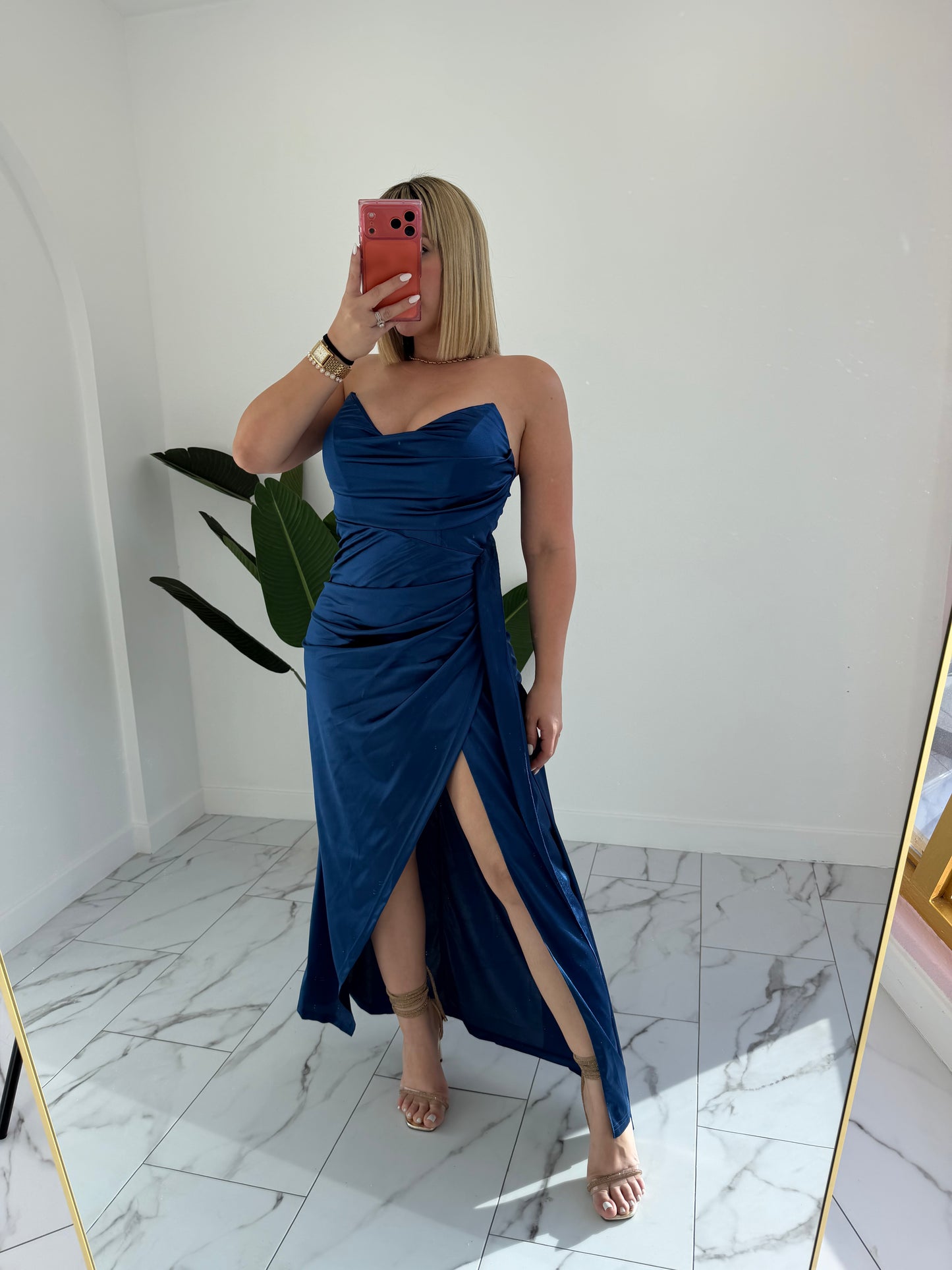 Maxi Satin Dress