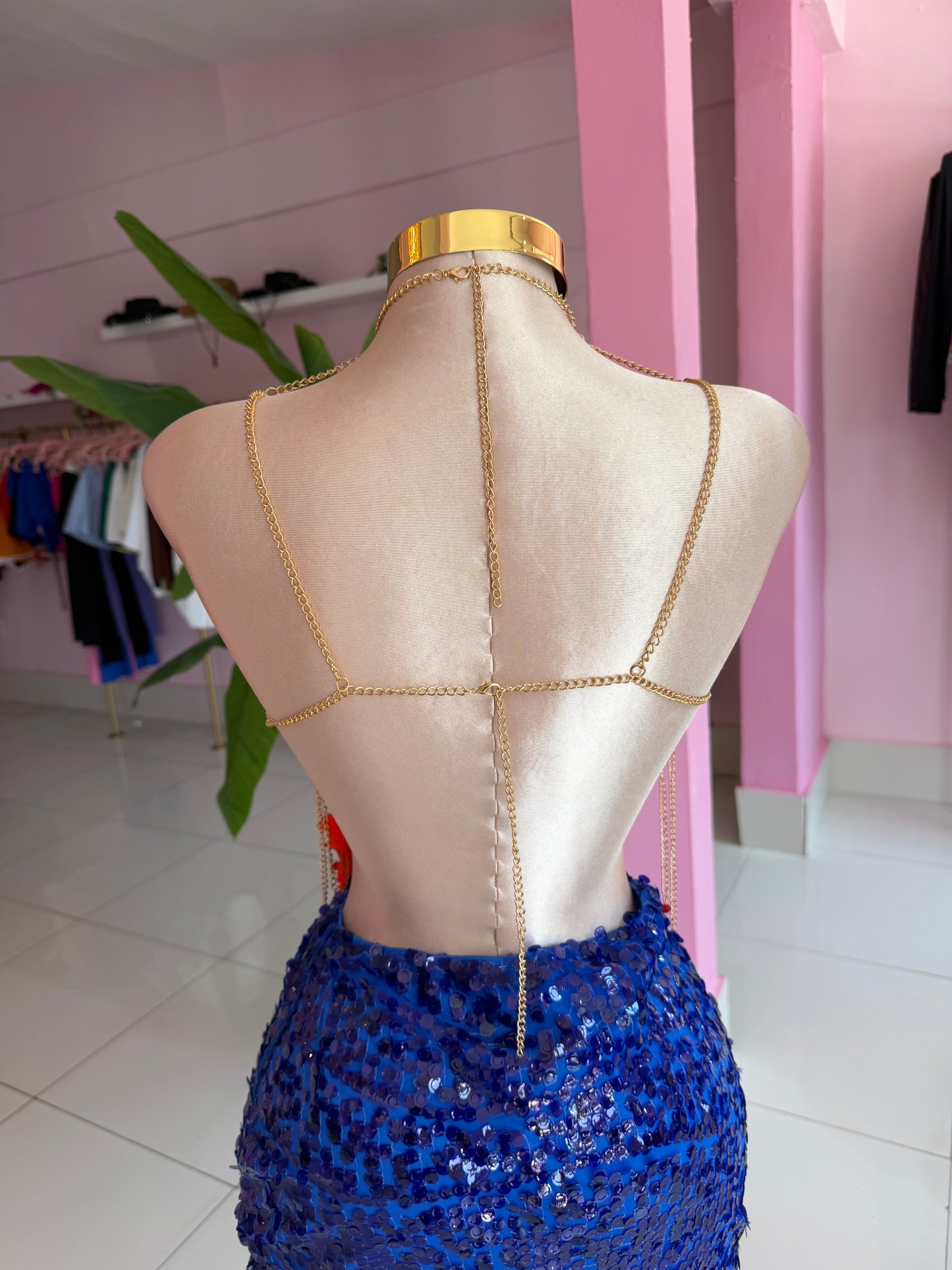 Arabe red top (busto pequeño)