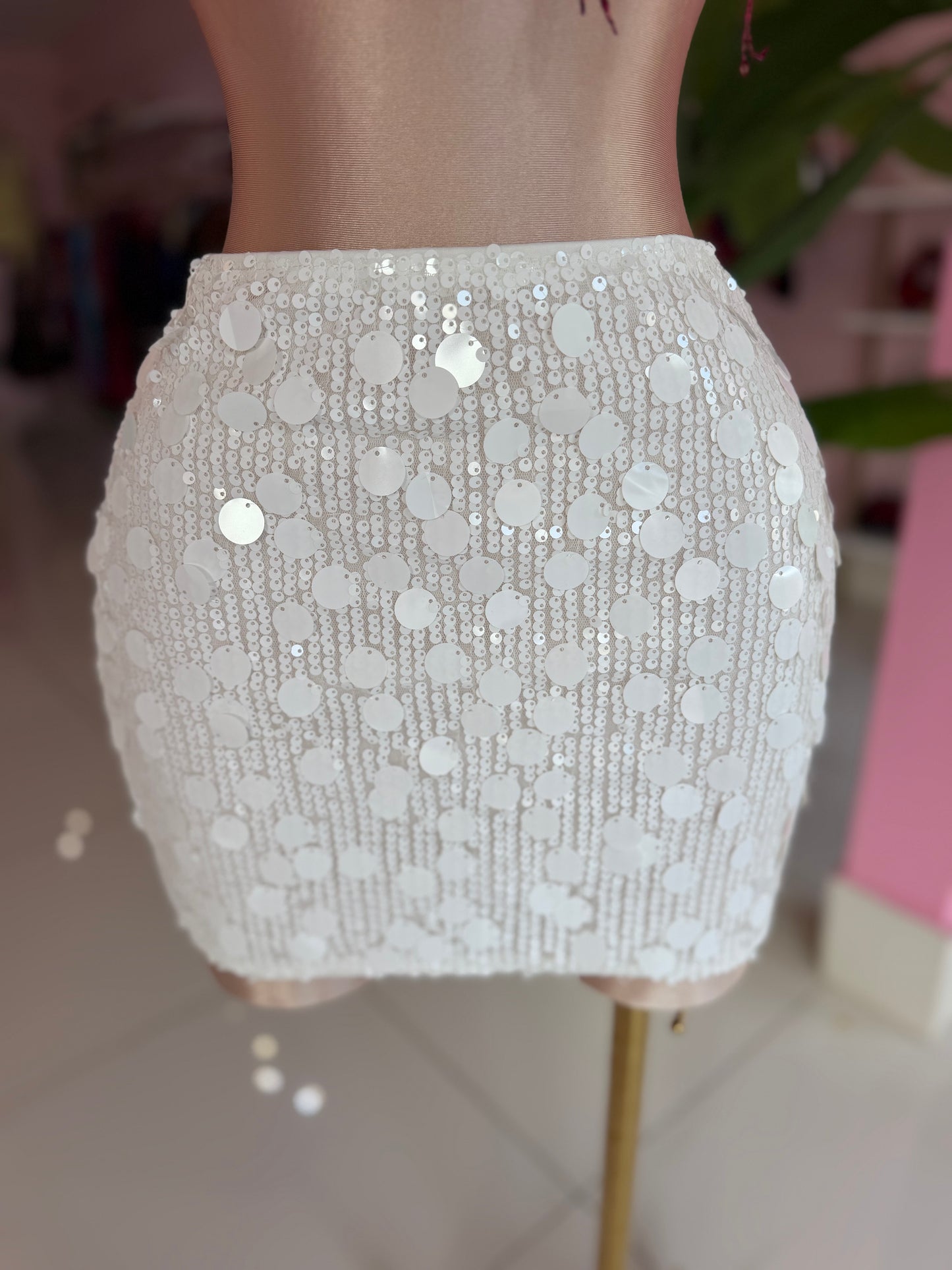 Viral Sequins Skirt