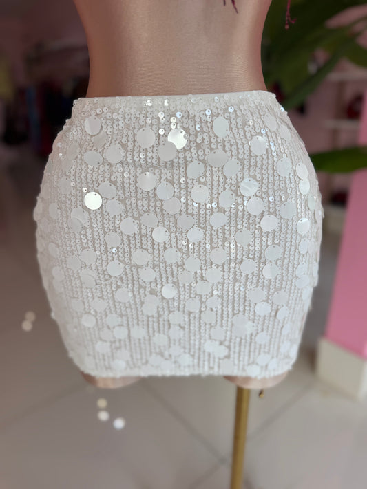 Viral Sequins Skirt