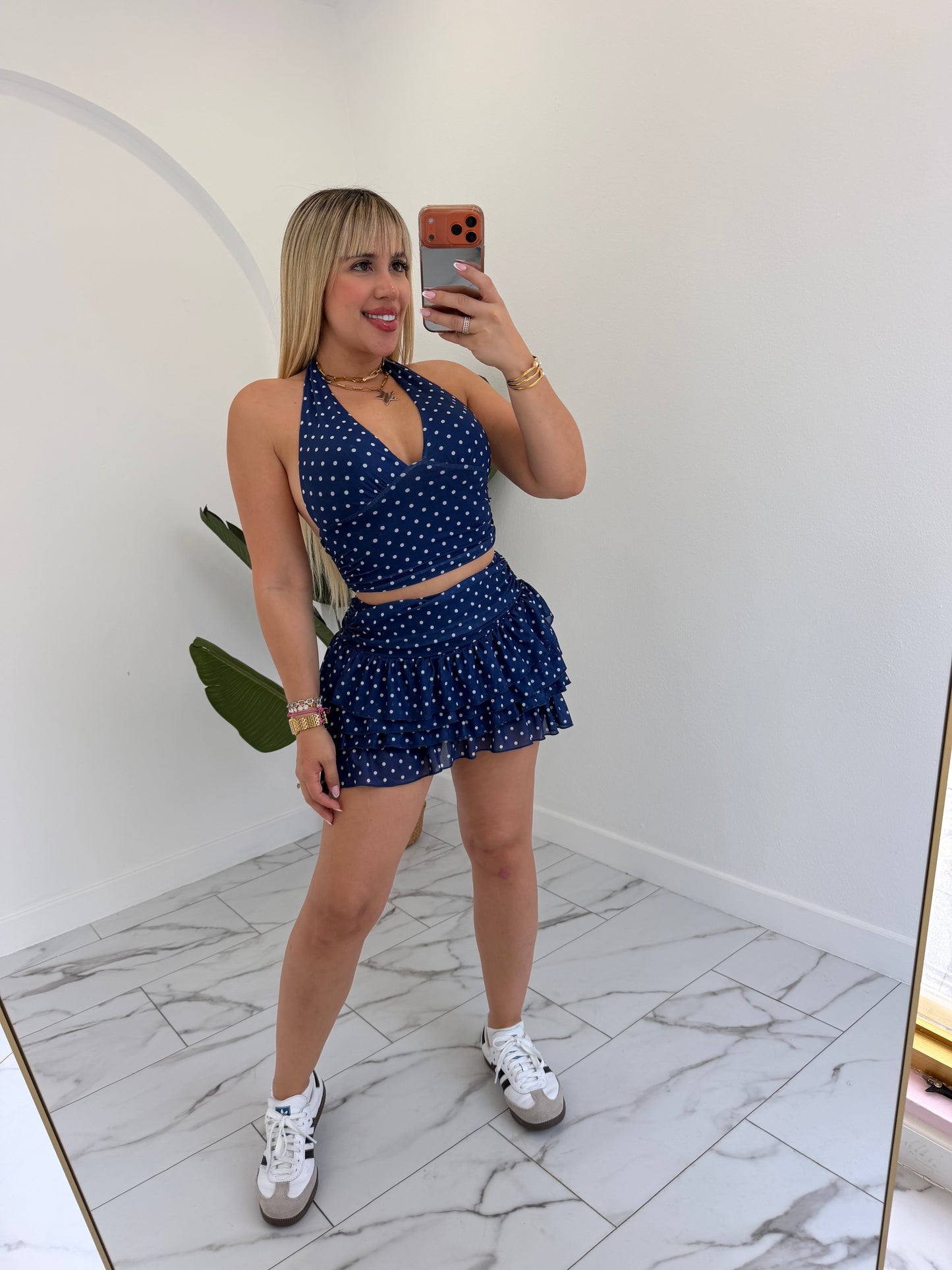 Polka Dot skort set