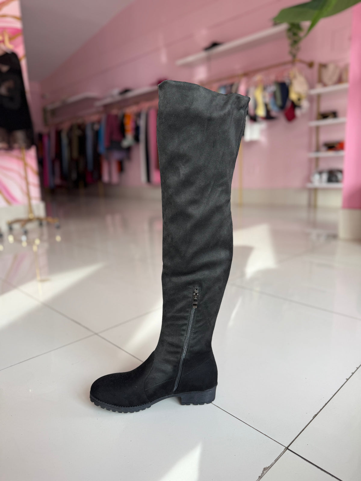 Botas long Gamuza