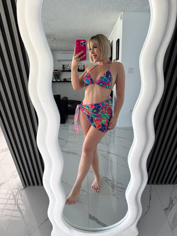 Acuarela Flower Bikini Set