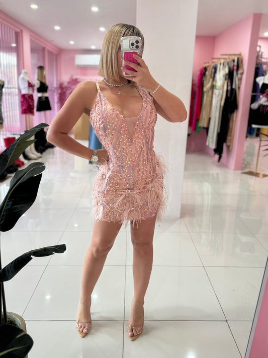 Pinky cisne Dress