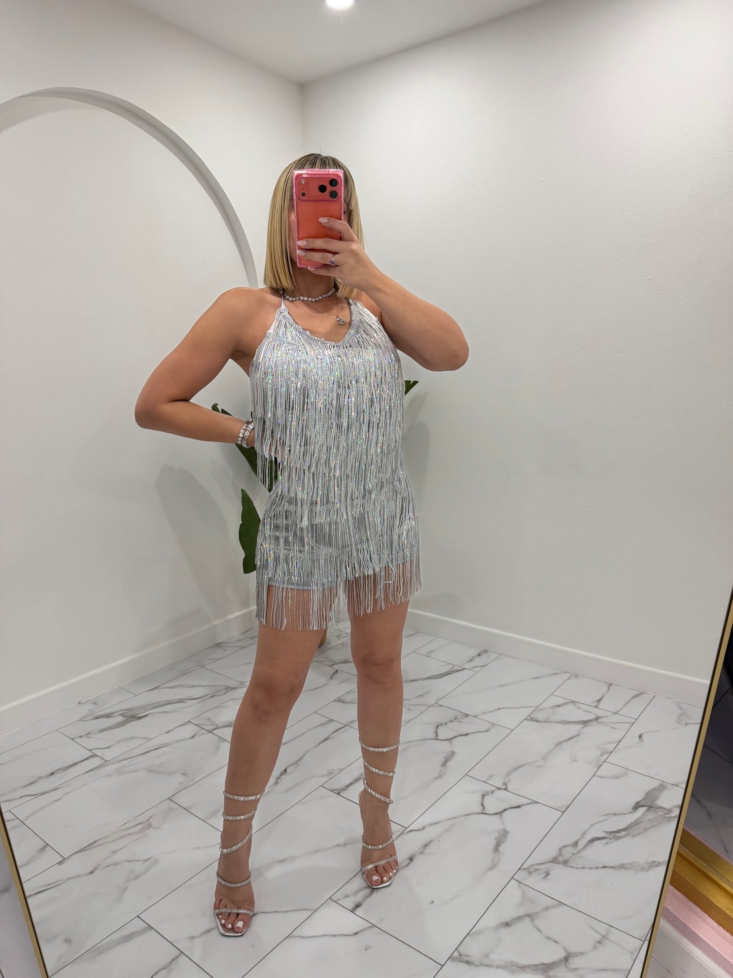 Flecos Sequins romper